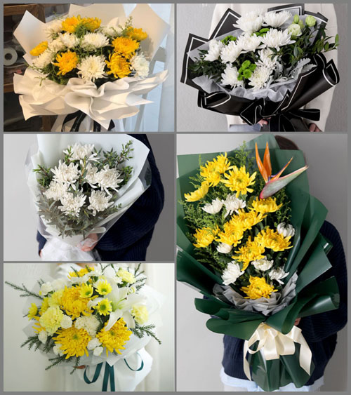贵州遵义红花岗区新舟镇白事花束代送